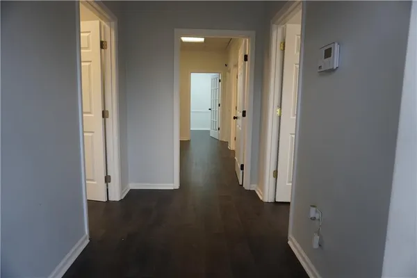 wooden floor in a gallery