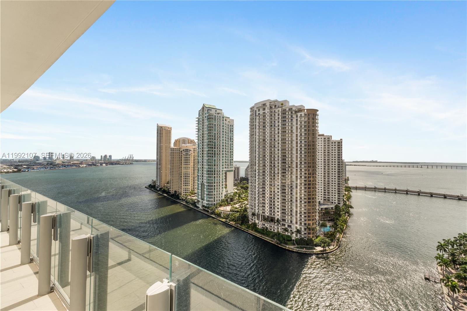 300 Biscayne Blvd Way, Unit 2103C Miami, FL 33131 - Photo 16 of 41 a view of lake and city with ocean