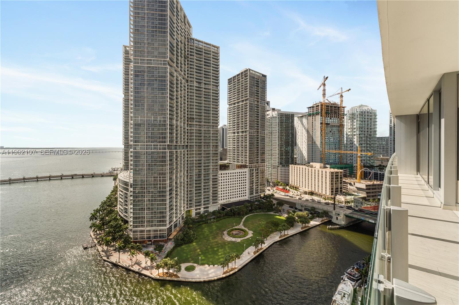 300 Biscayne Blvd Way, Unit 2103C Miami, FL 33131 - Photo 20 of 41 a view of a city with tall buildings
