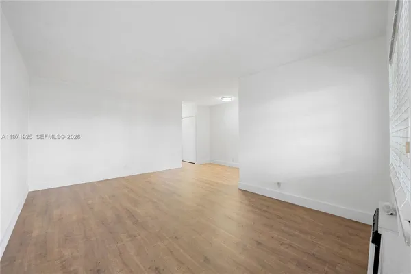 a view of empty room