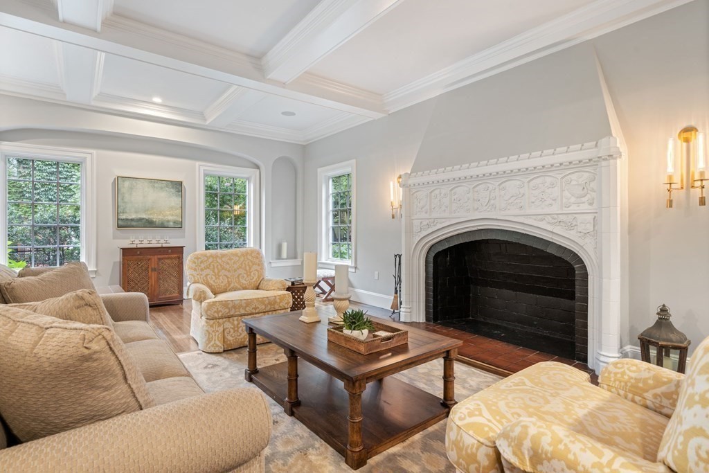 52 Hammondswood Road Newton, MA 02467 - Photo 12 of 34 a living room with furniture fireplace and window