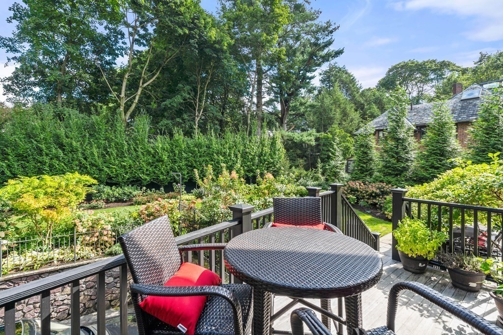 52 Hammondswood Road Newton, MA 02467 - Photo 31 of 34 a view of a chairs and table in the balcony