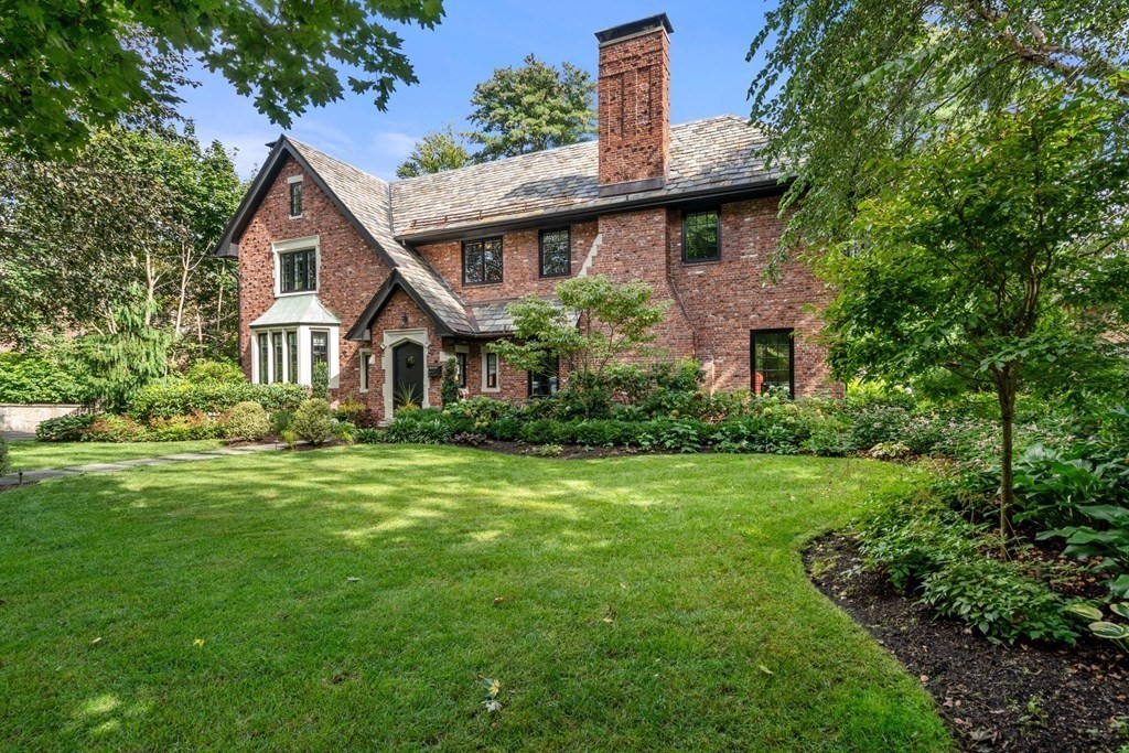 52 Hammondswood Road Newton, MA 02467 - Photo 33 of 34 a front view of a house with a yard and trees