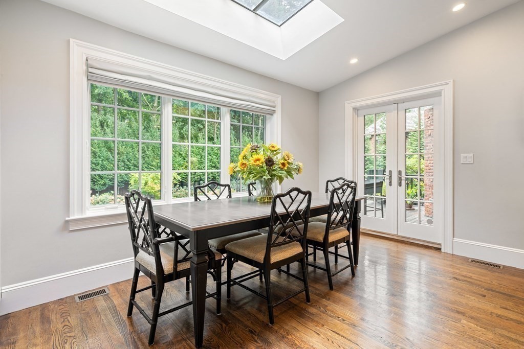 52 Hammondswood Road Newton, MA 02467 - Photo 7 of 34 a view of a dining room with furniture and wooden floor