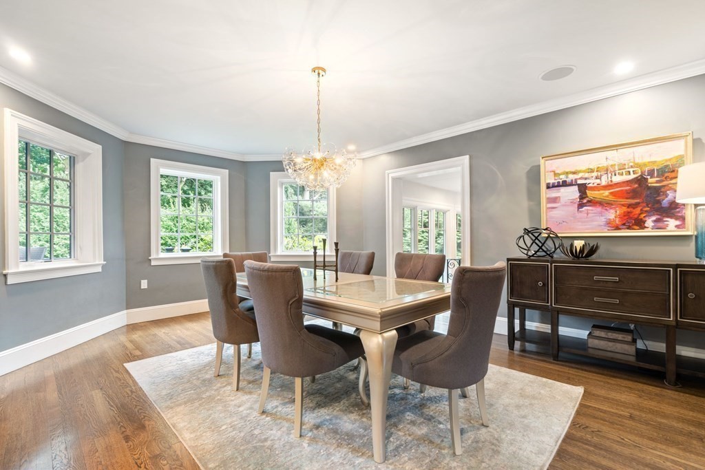 52 Hammondswood Road Newton, MA 02467 - Photo 10 of 34 a view of a dining room with furniture window and wooden floor