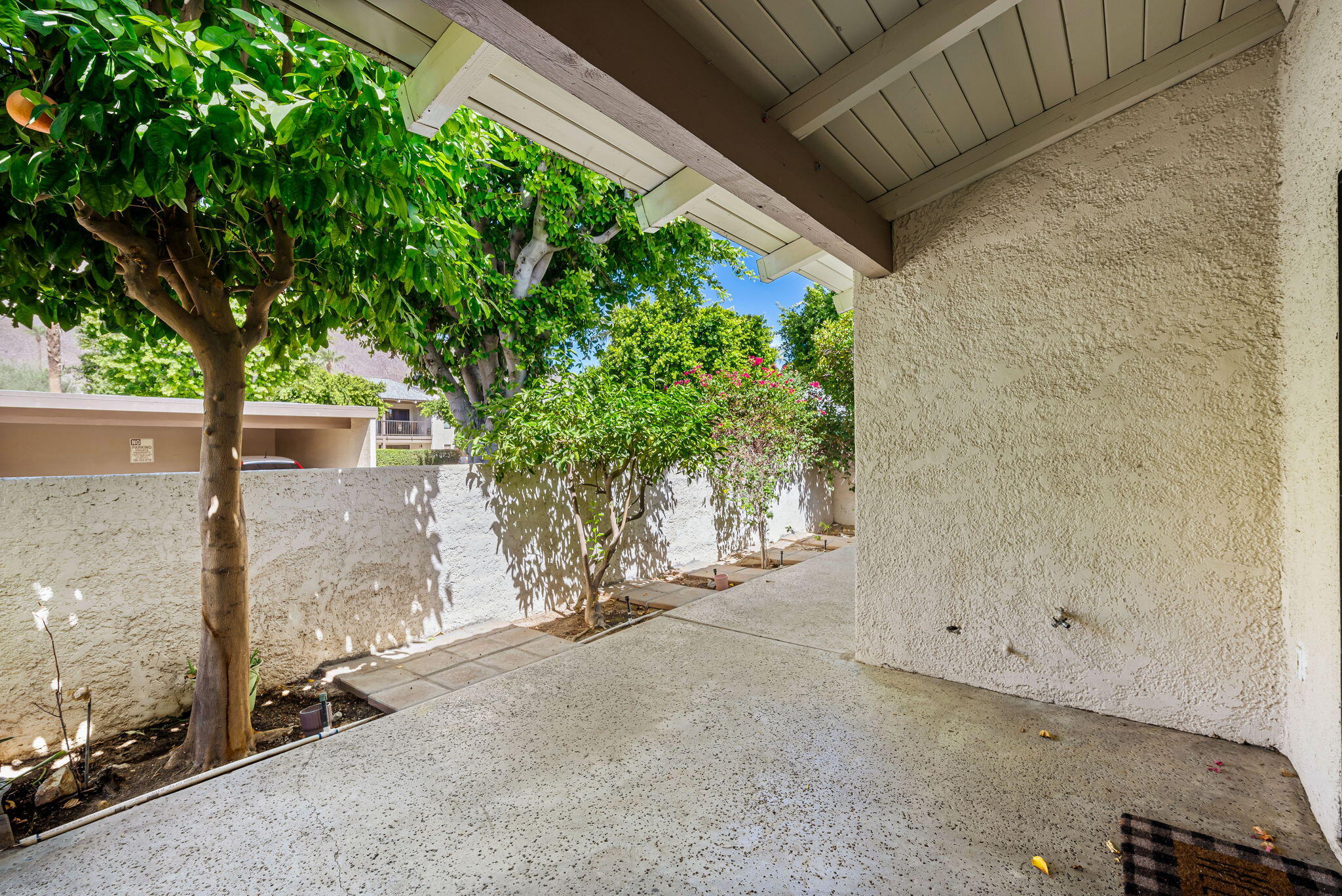 1150 East Palm Canyon Drive, Unit 37 Palm Springs, CA 92264 - Photo 19 of 40 a view of a house with a tree