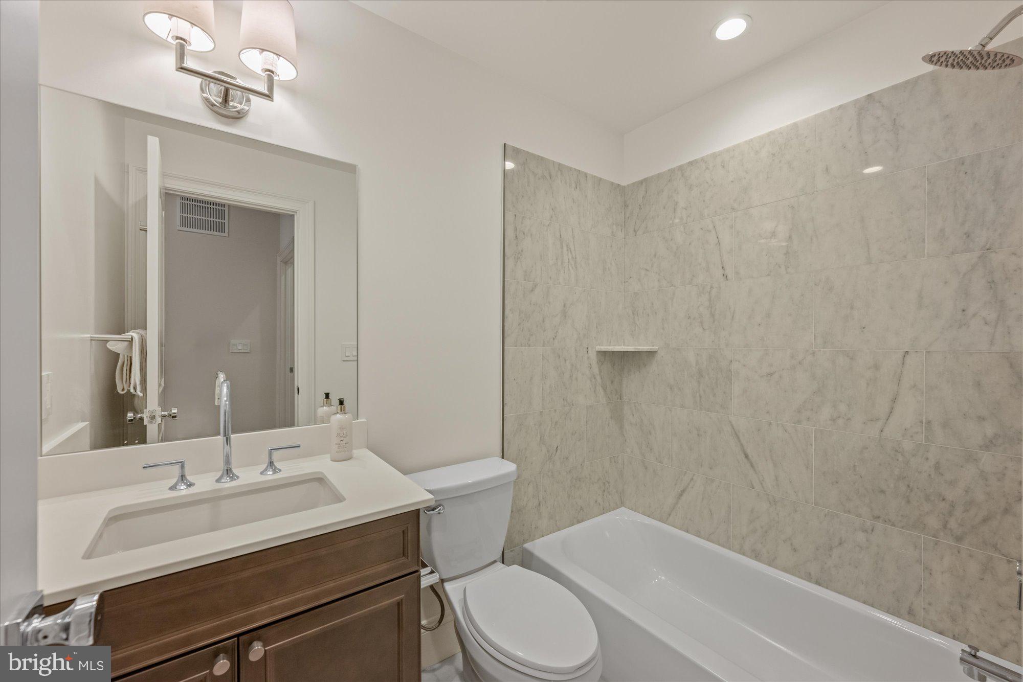 1335 11th Street Northwest, Unit 103 Washington, DC 20001 - Photo 14 of 18 Second Bathroom - Model Residence #204