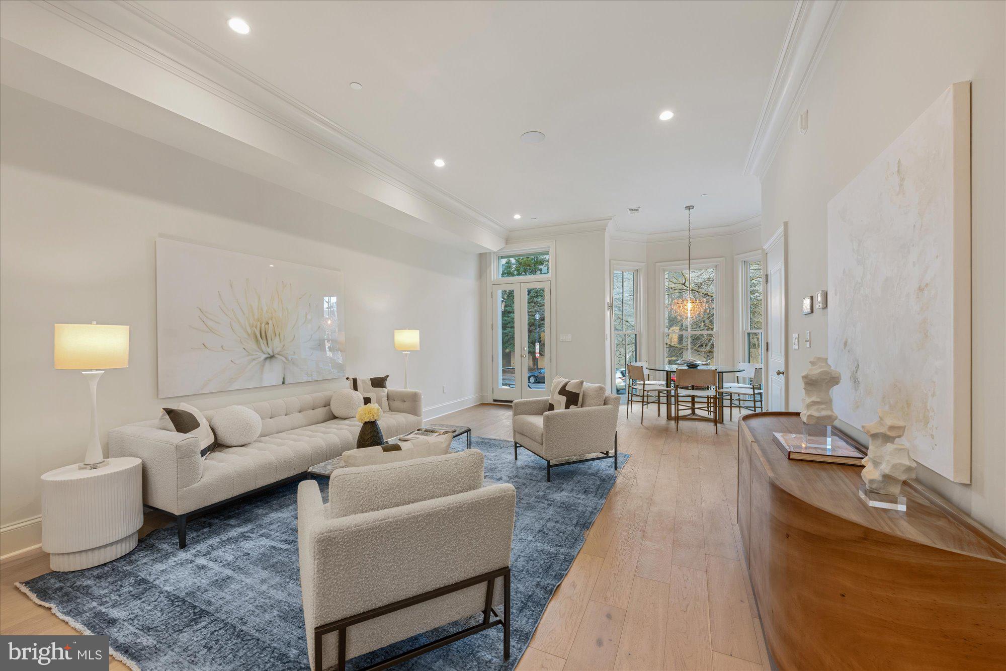 1335 11th Street Northwest, Unit 103 Washington, DC 20001 - Photo 15 of 18 Open Concept Living / Dining - Model Residence