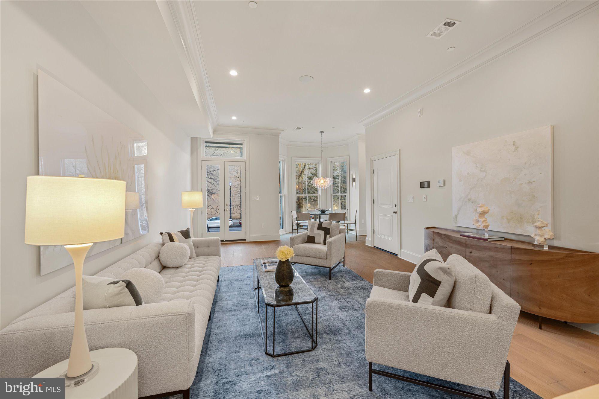 1335 11th Street Northwest, Unit 103 Washington, DC 20001 - Photo 16 of 18 Open Concept Living / Dining - Model Residence