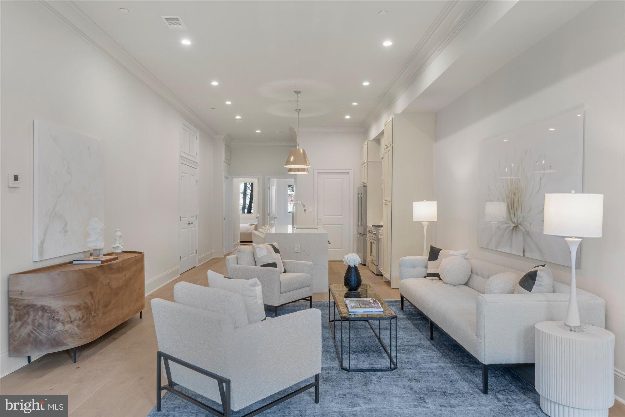 1335 11th Street Northwest, Unit 103 Washington, DC 20001 - Photo 5 of 18 Open Concept Kitchen / Living Area