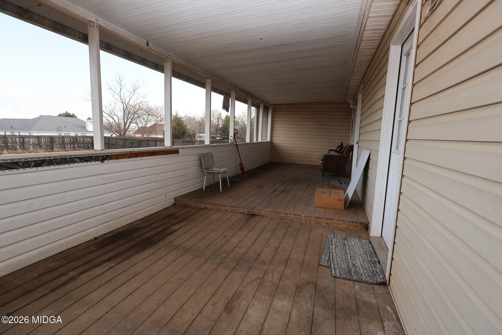 1025 Feagin Mill Road Warner Robins, GA 31088 - Photo 23 of 28 a view of a balcony with wooden floor
