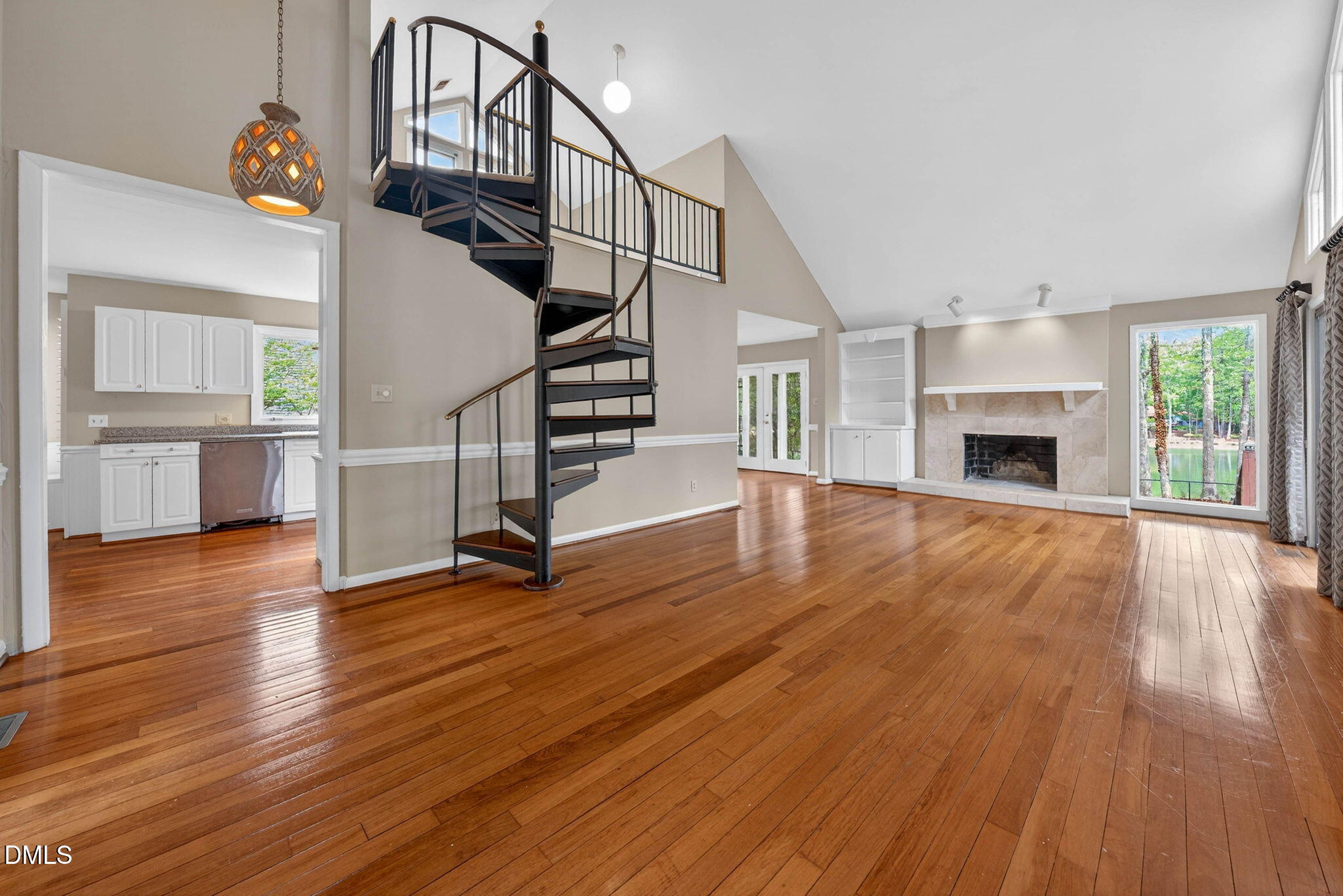 11617 Coachmans Way Raleigh, NC 27614 - Photo 8 of 79 Wow! The tall cathedral ceiling and gleaming hardwood floors will take your breath away.