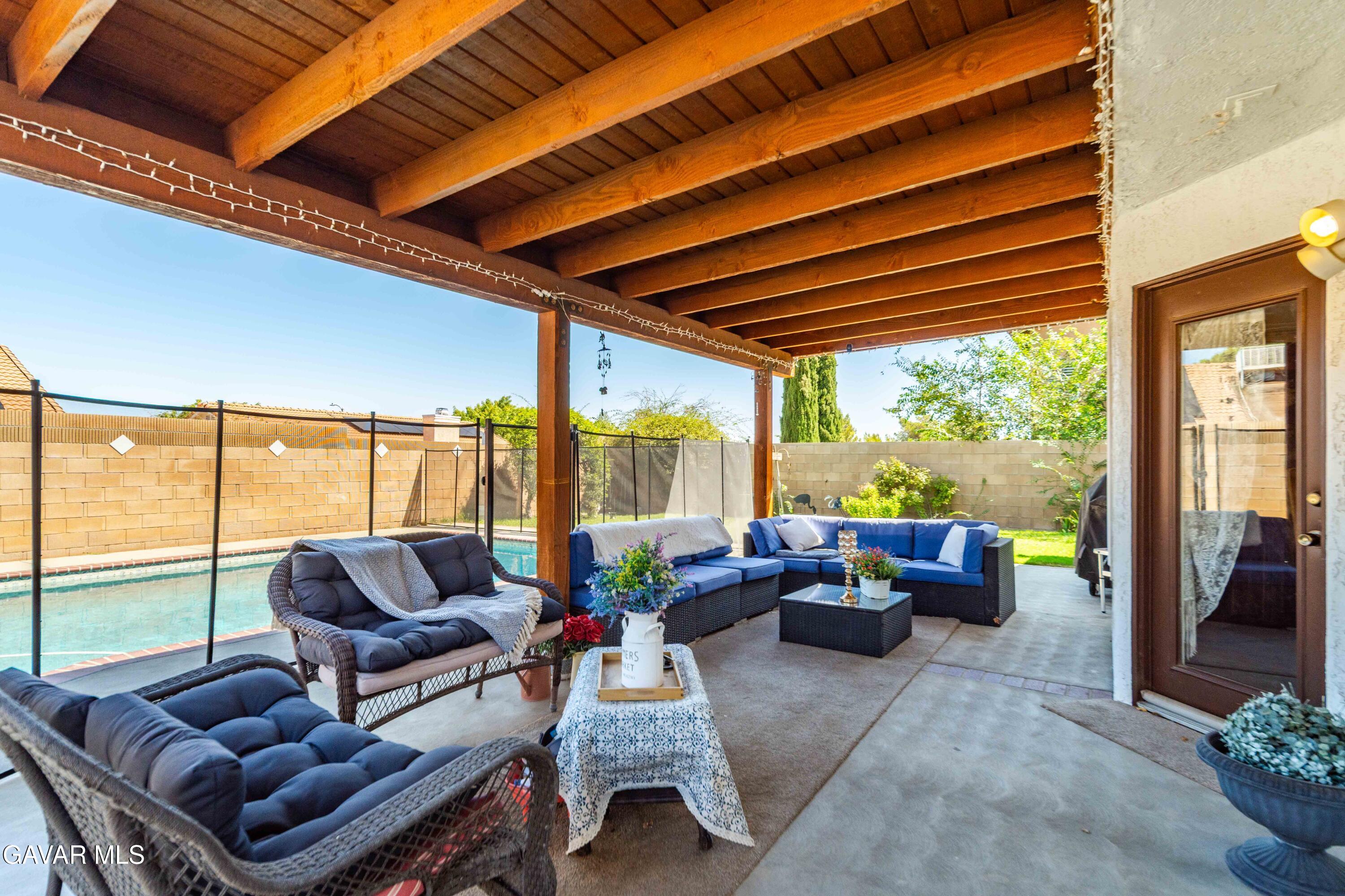 4535 Talento Way Palmdale, CA 93551 - Photo 32 of 43 a roof deck with couch