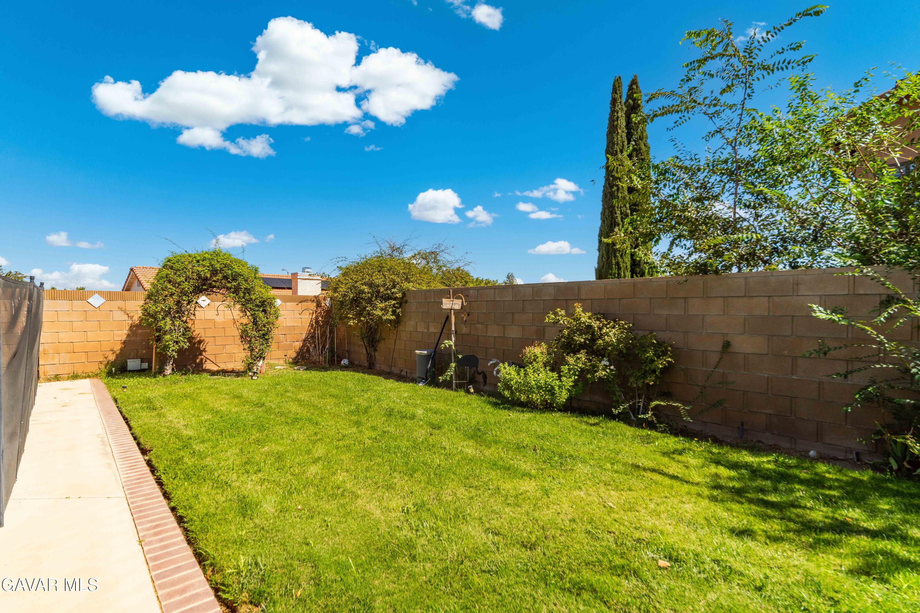 4535 Talento Way Palmdale, CA 93551 - Photo 34 of 43 a view of a big yard with flower plants