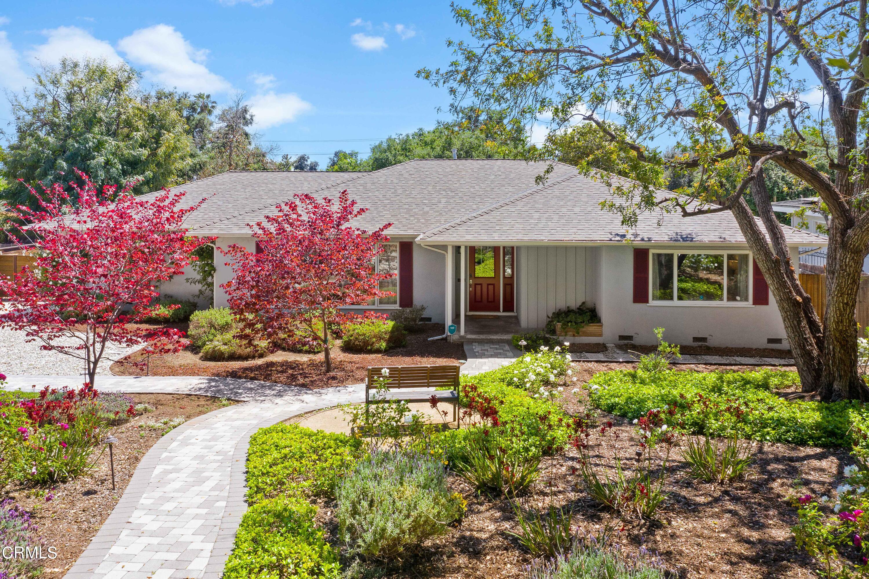 3770 Shadow Grove Road Pasadena, CA 91107 - Photo 2 of 61 a front view of a house with yard and outdoor seating