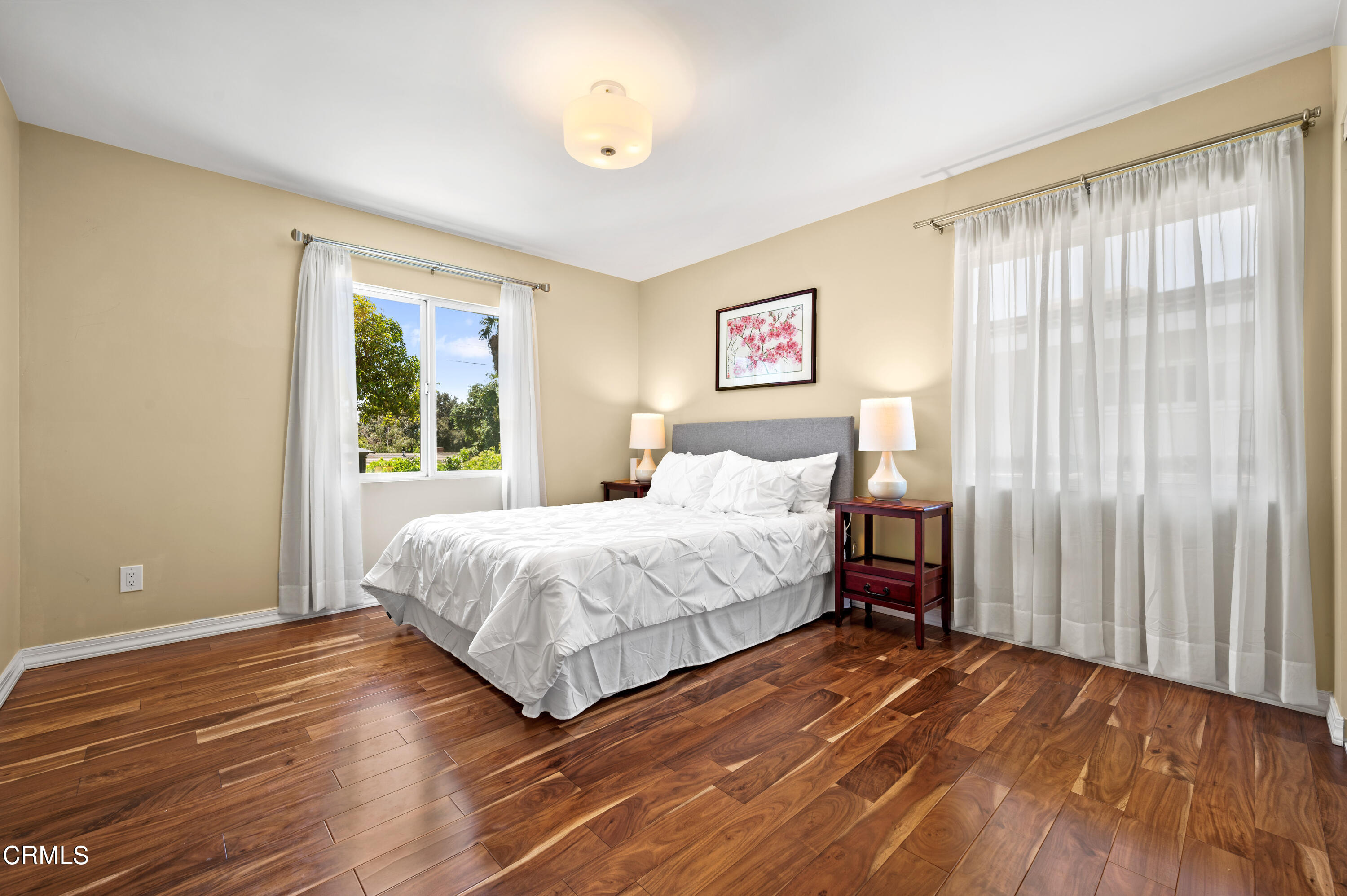 3770 Shadow Grove Road Pasadena, CA 91107 - Photo 30 of 61 a bedroom with a bed and a large window