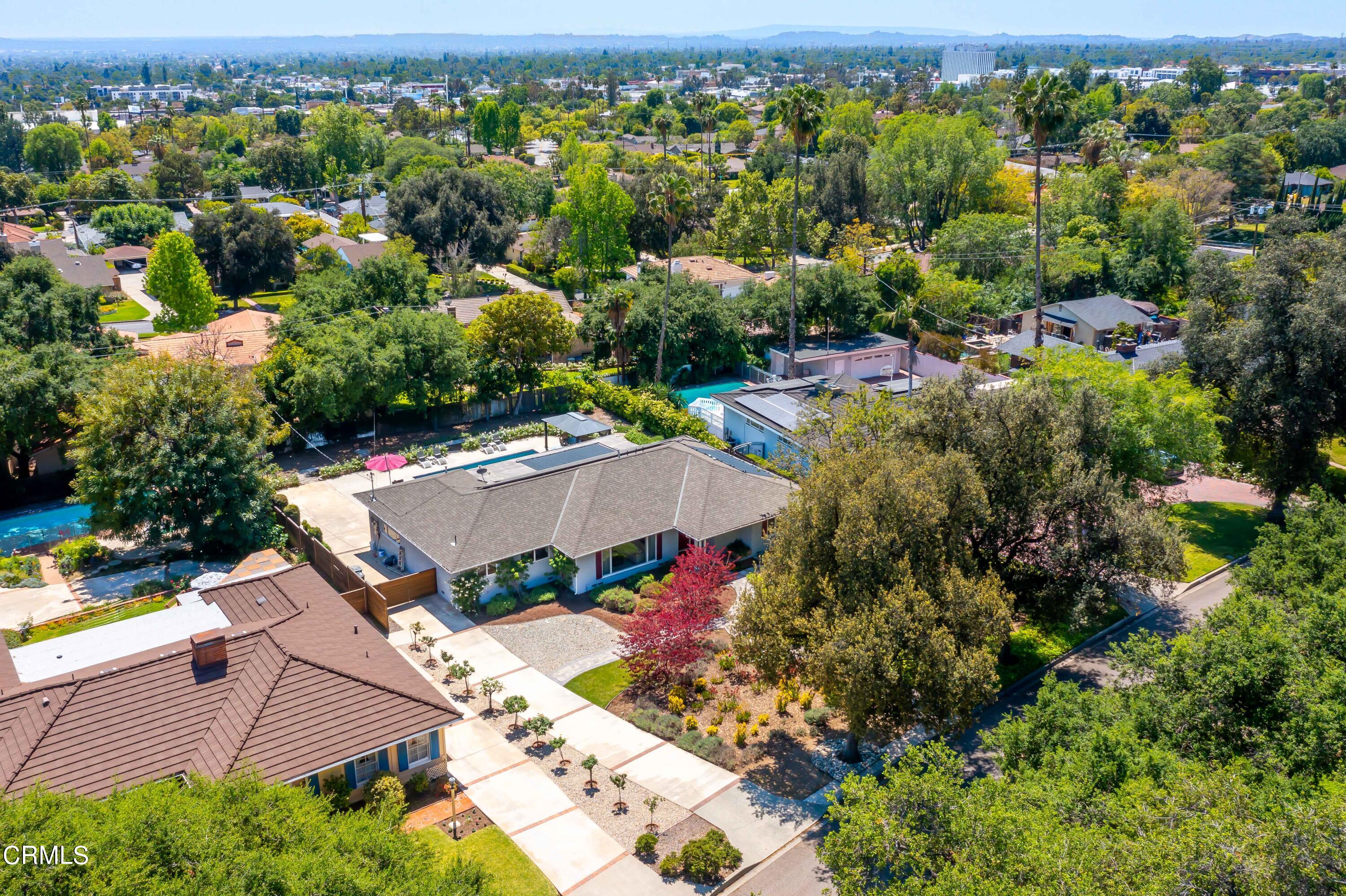 3770 Shadow Grove Road Pasadena, CA 91107 - Photo 55 of 61 an aerial view of residential houses with outdoor space and street view