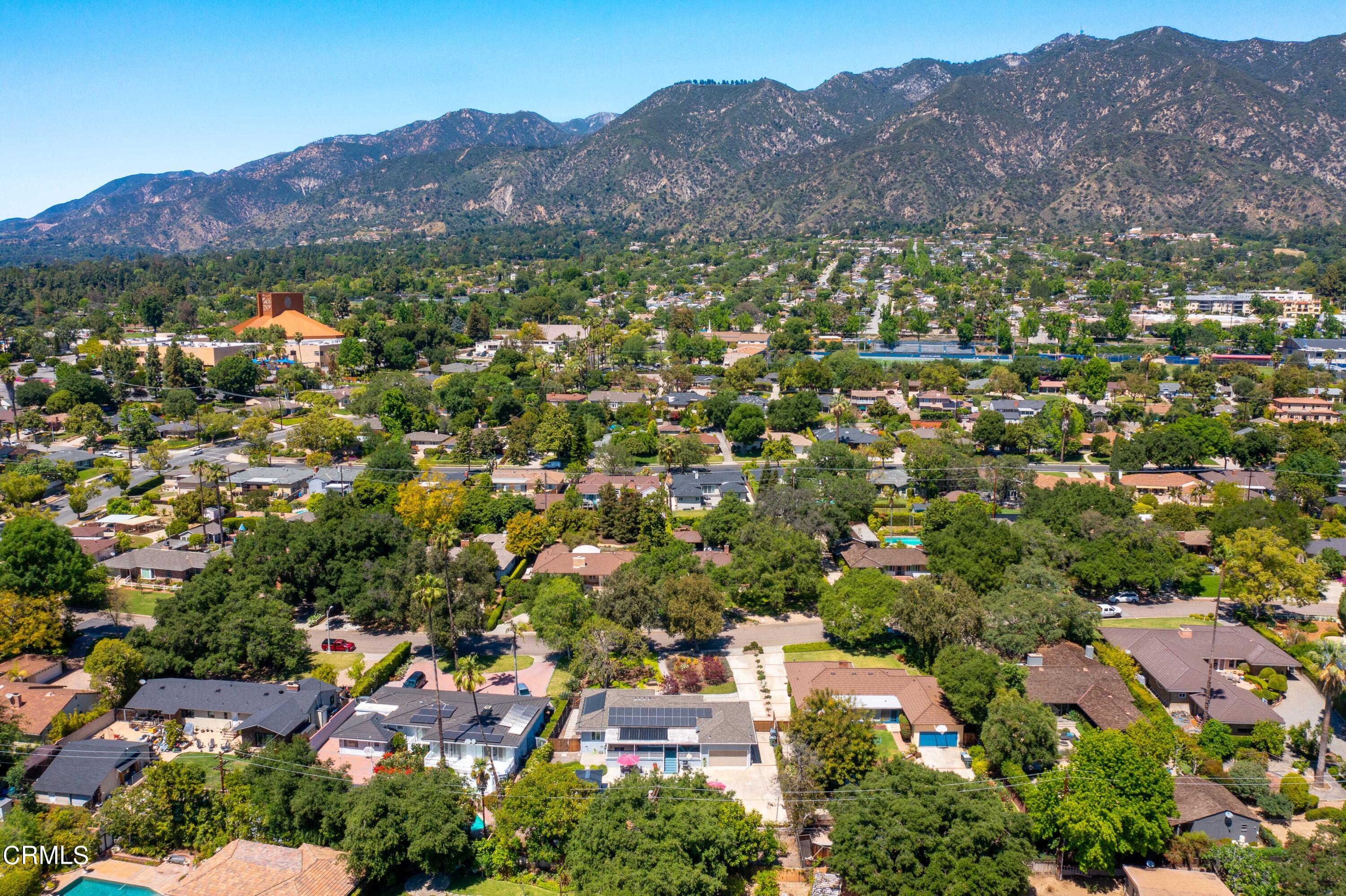 3770 Shadow Grove Road Pasadena, CA 91107 - Photo 60 of 61 an aerial view of residential house and sandy dunes