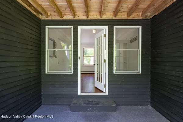 a view of front door of a house
