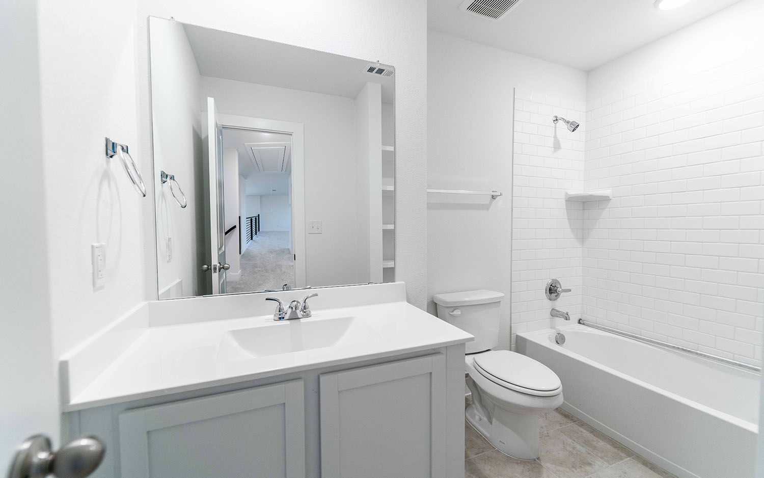 104 Old Silver Drive Jarrell, TX 76537 - Photo 15 of 19 Full bathroom featuring vanity and shower / bath combination