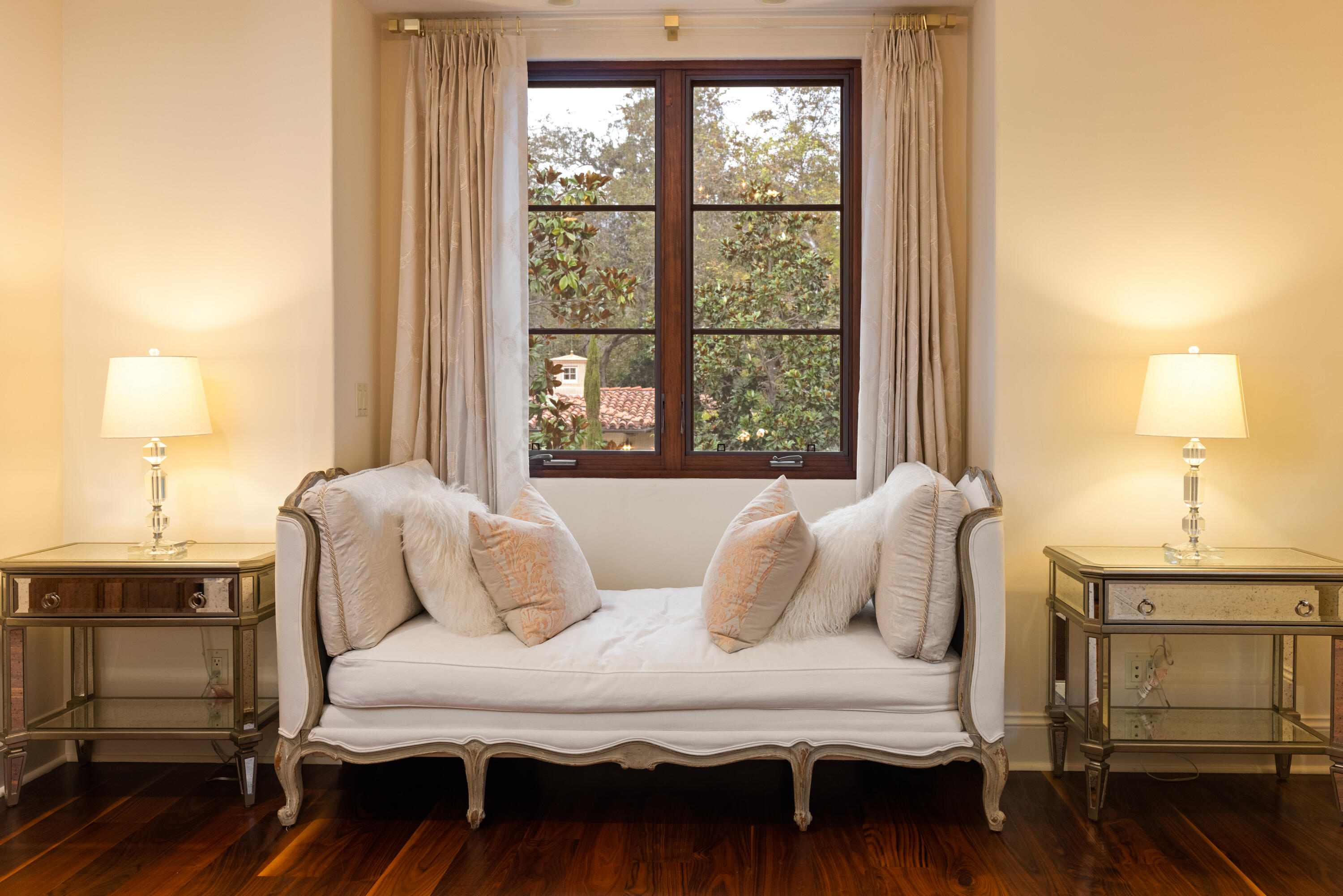 2035 Creekside Road Montecito, CA 93108 - Photo 41 of 60 a bedroom with a bed and a window