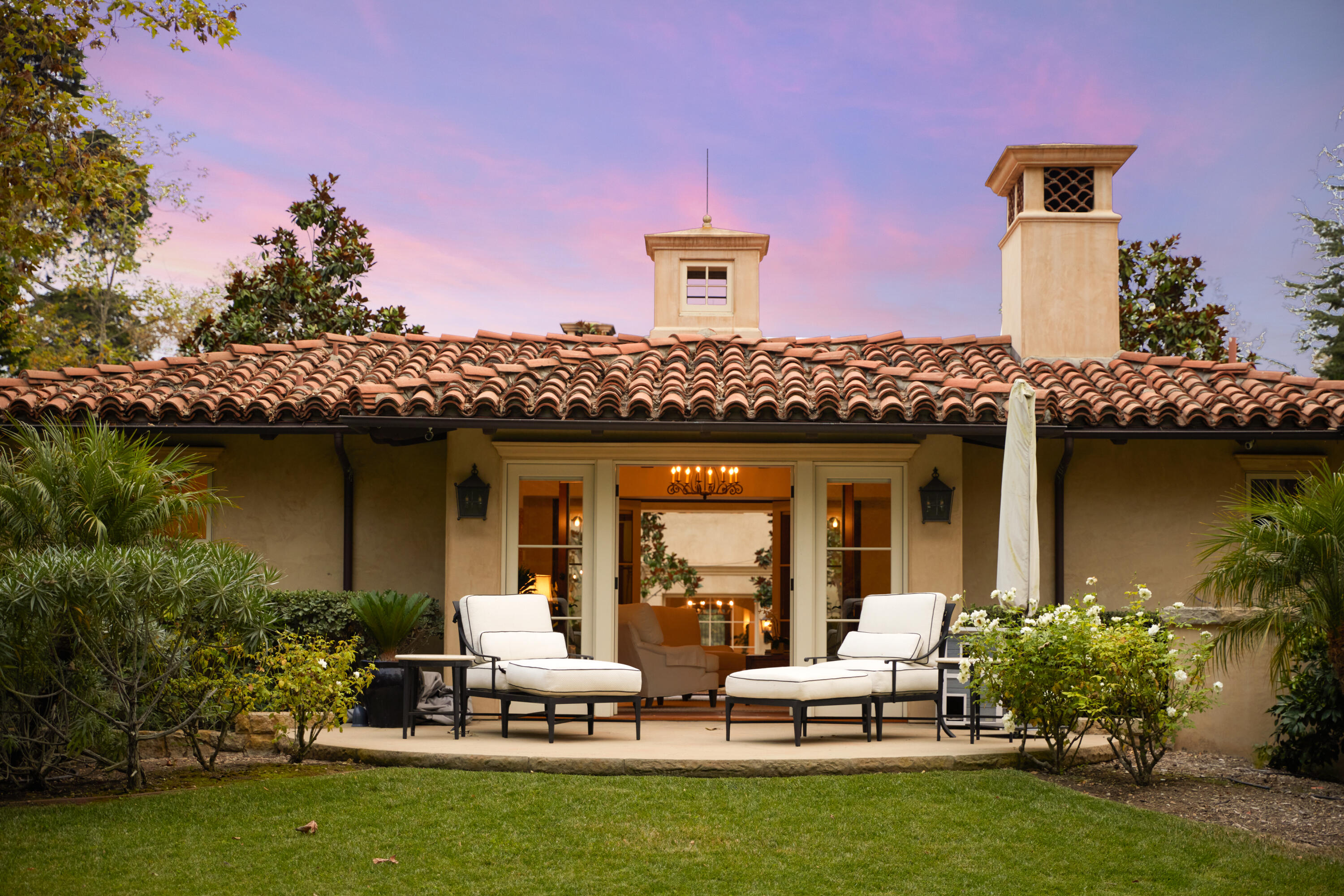 2035 Creekside Road Montecito, CA 93108 - Photo 54 of 60 a front view of a house with garden