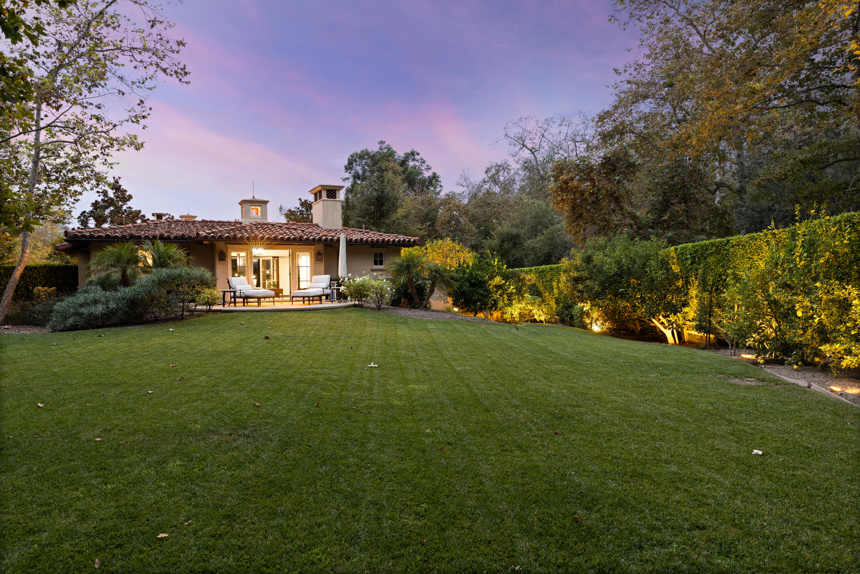 2035 Creekside Road Montecito, CA 93108 - Photo 55 of 60 a front view of a house with garden