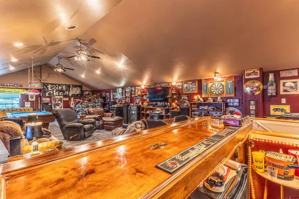 a view of a room with toys