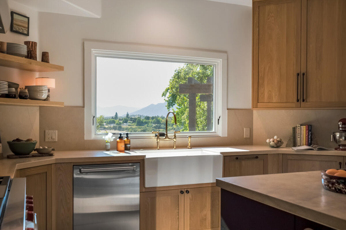 13100 Ojai Road Santa Paula, CA 93060 - Photo 15 of 60 a kitchen with a sink a counter top space and cabinets
