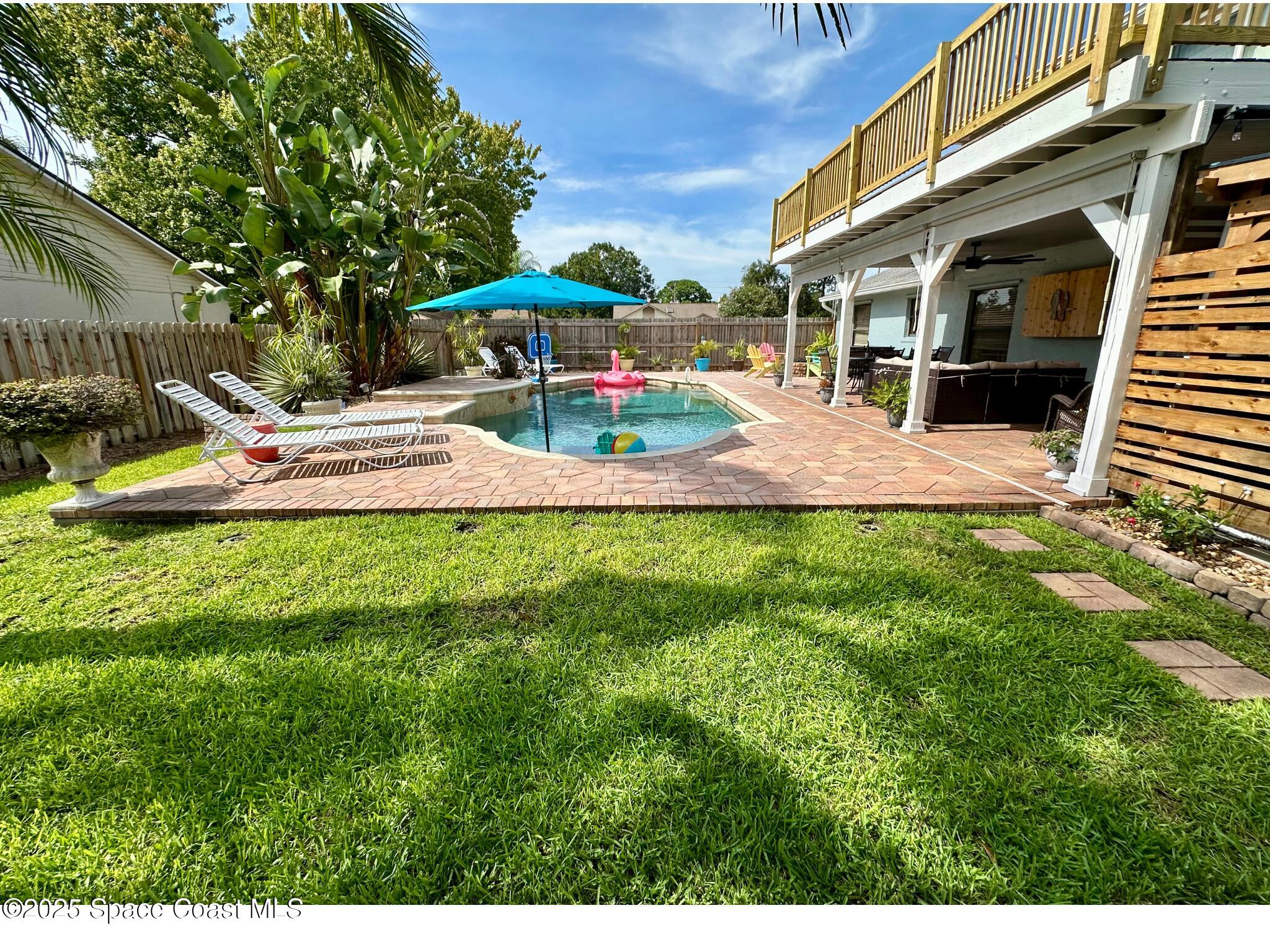 807 Gardener Road Rockledge, FL 32955 - Photo 11 of 66 Side view of the pool