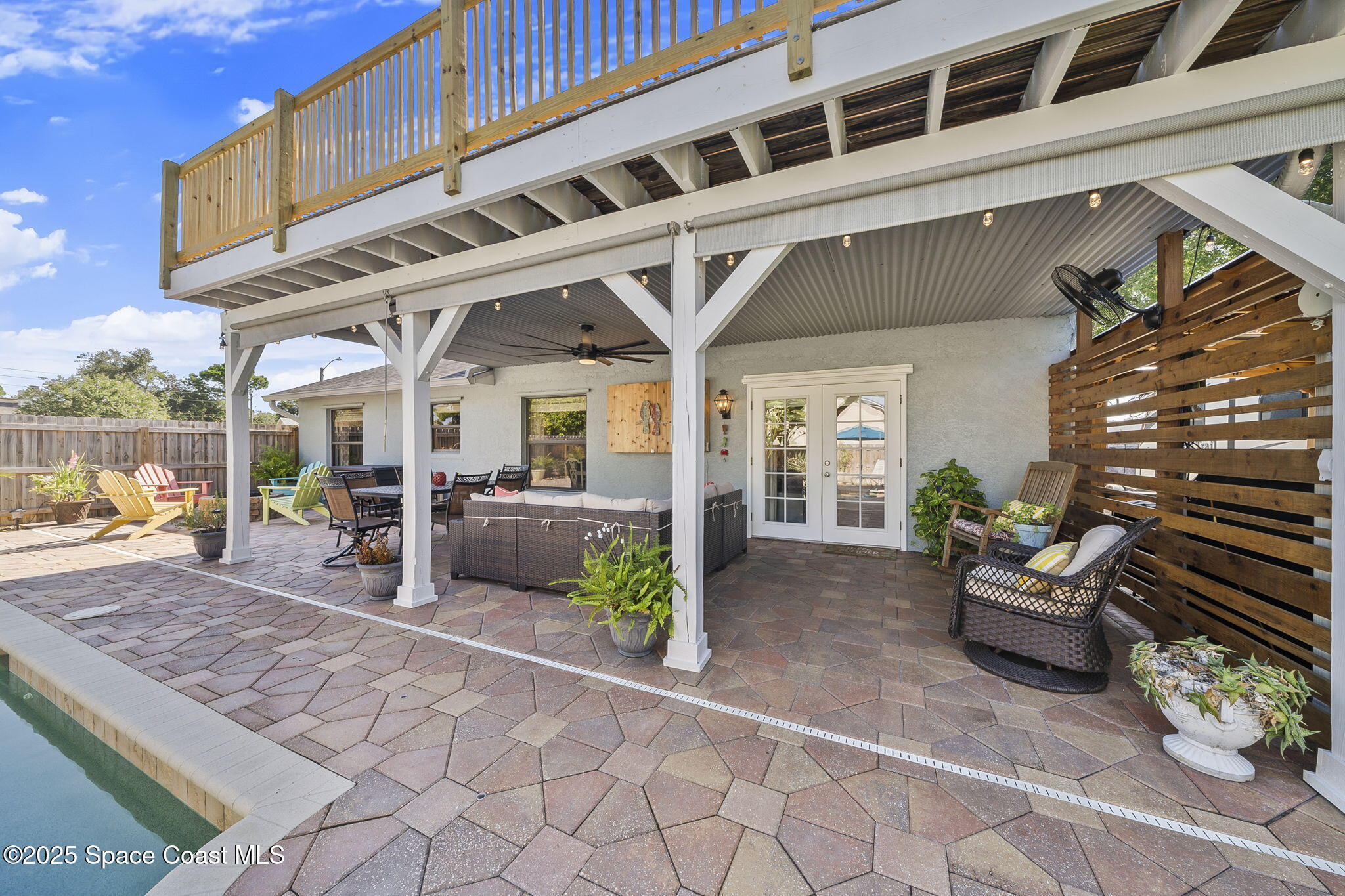 807 Gardener Road Rockledge, FL 32955 - Photo 41 of 66 Deck and Covered patio area