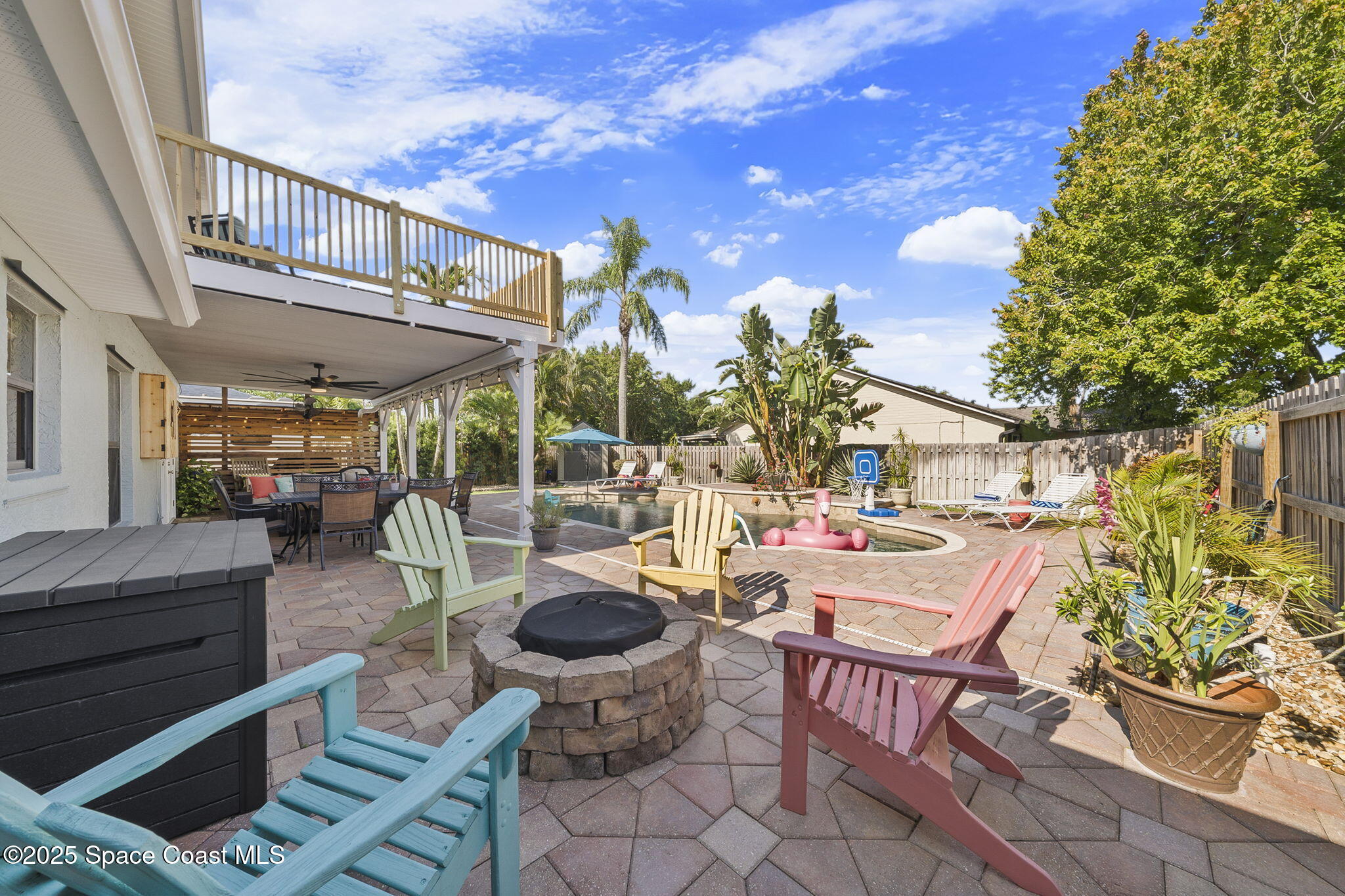 807 Gardener Road Rockledge, FL 32955 - Photo 45 of 66 Fire pit/ Backyard