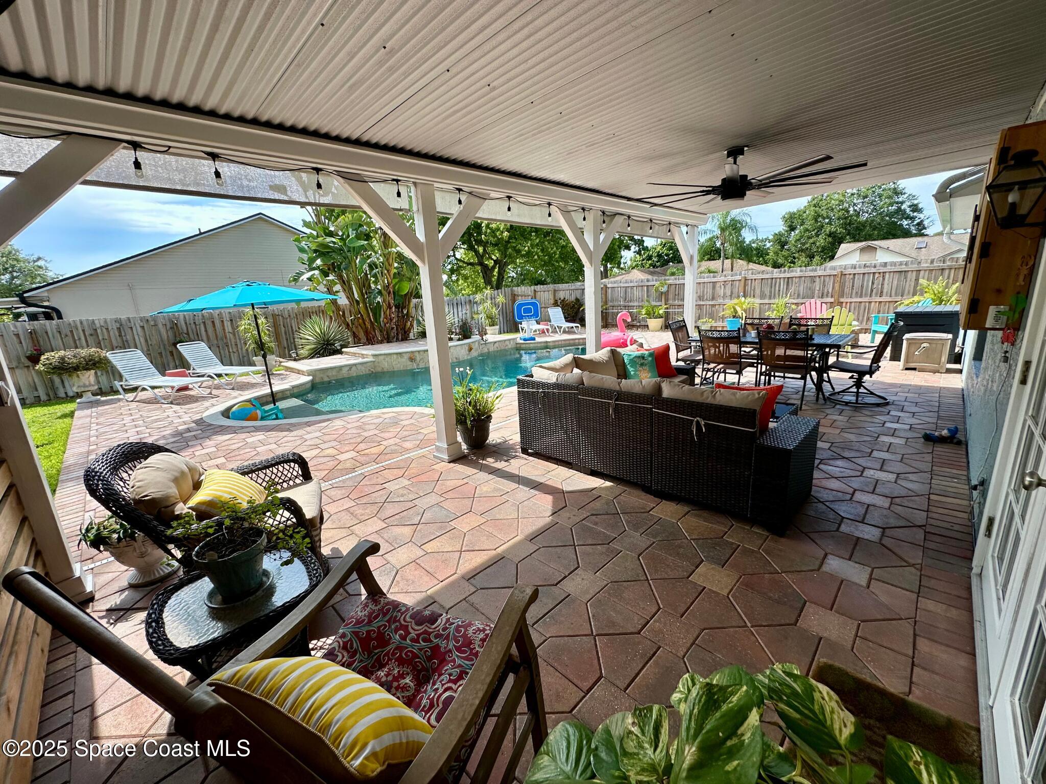 807 Gardener Road Rockledge, FL 32955 - Photo 10 of 66 Covered patio area