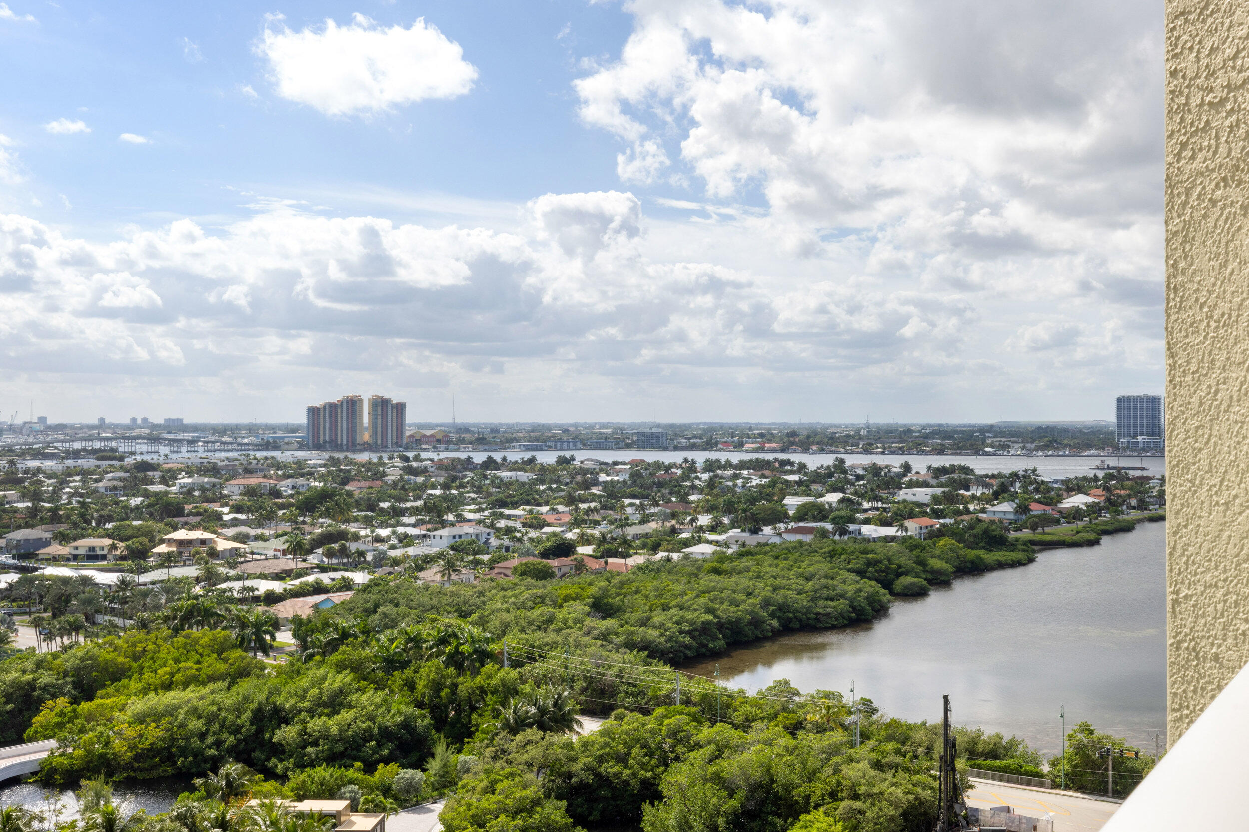 5050 North Ocean Drive, Unit 1502 Singer Island, FL 33404 - Photo 35 of 56 an aerial view of residential building and trees around