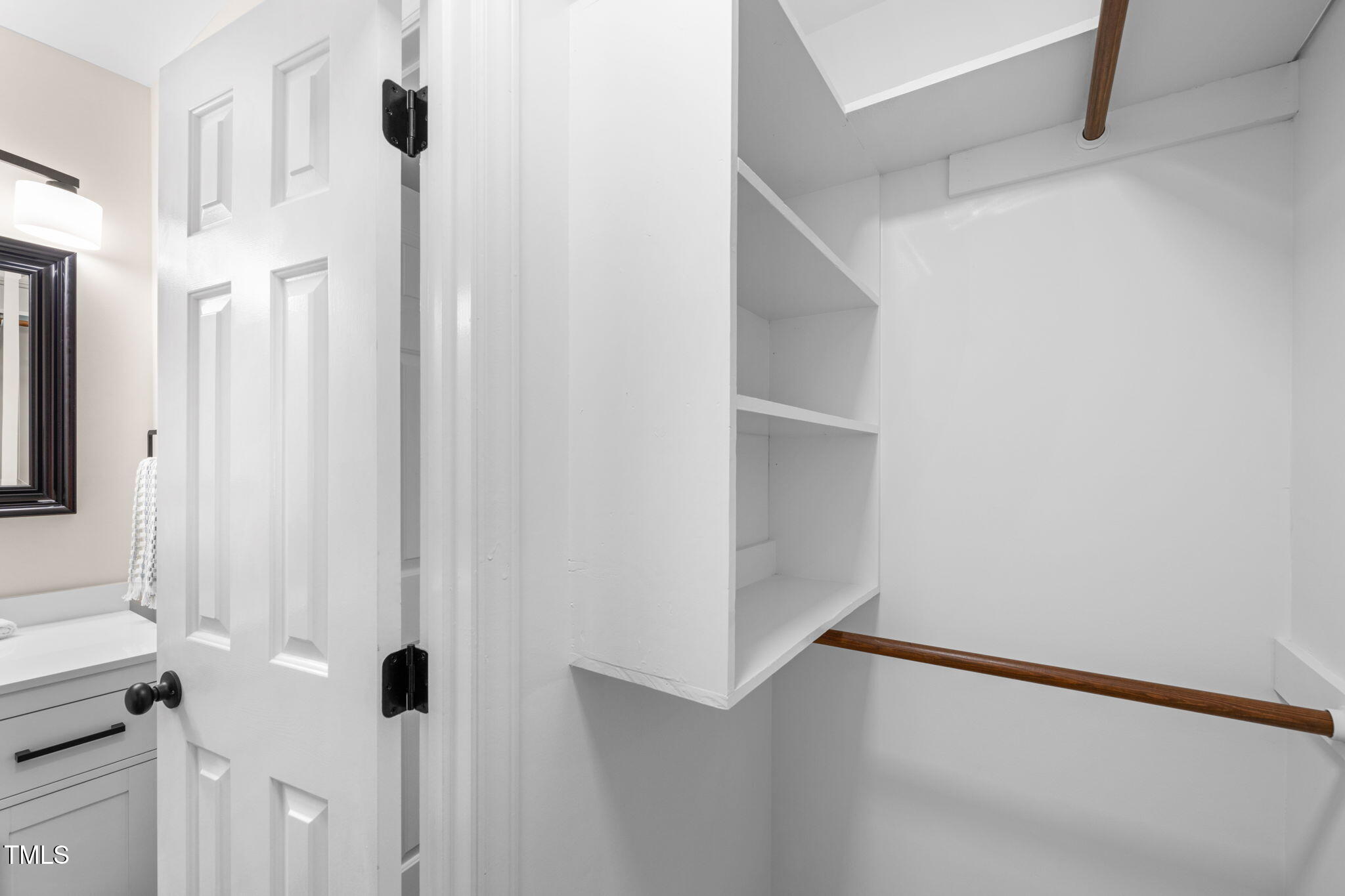 2512 Scouting Trail Raleigh, NC 27615 - Photo 25 of 36 a view of a room with rack on the wall