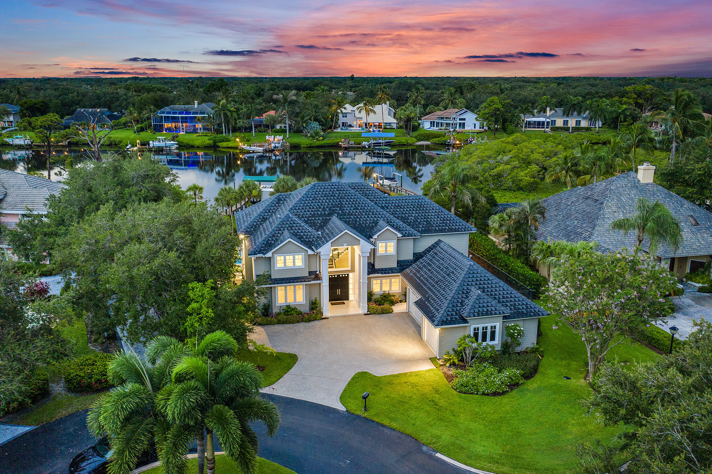Front Aerial of Home