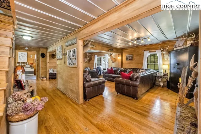 a view of a living room