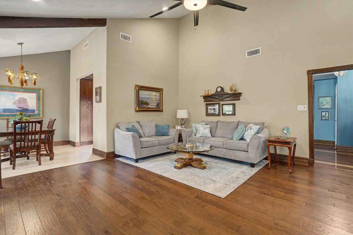 2205 Mission Street Kemah, TX 77565 - Photo 6 of 33 a living room with furniture and wooden floor