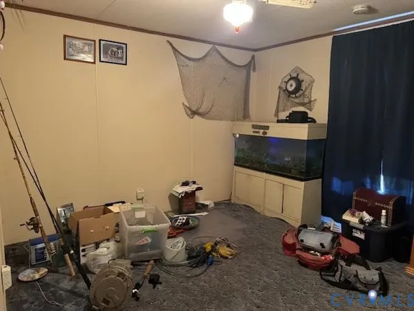 a room with storage and utility