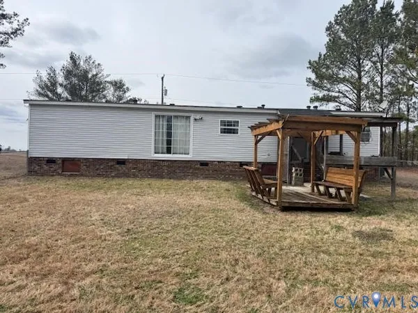 a view of outdoor space and deck