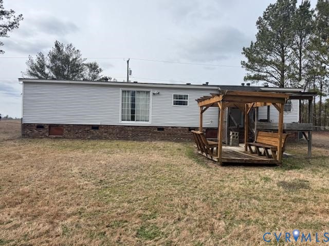 21663 Storys Station Road Franklin, VA 23851 - Photo 20 of 22 a view of outdoor space and deck