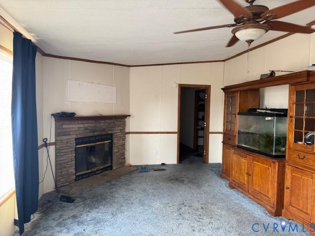21663 Storys Station Road Franklin, VA 23851 - Photo 2 of 22 a view of a livingroom with a fireplace