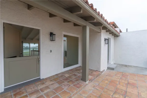 a view of backyard of house