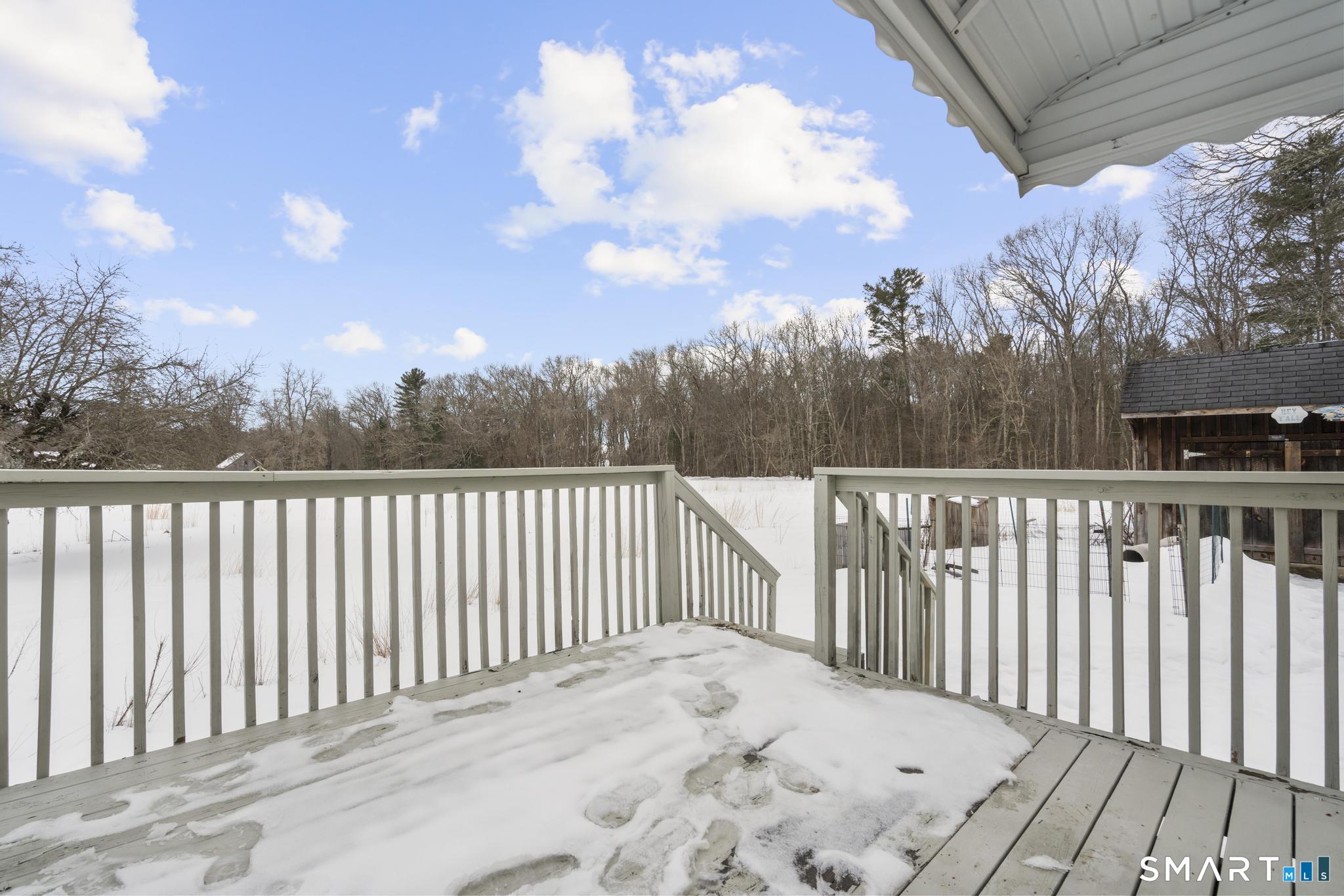 165 Ballamahack Road Windham, CT 06280 - Photo 22 of 40 a view of balcony with wooden floor