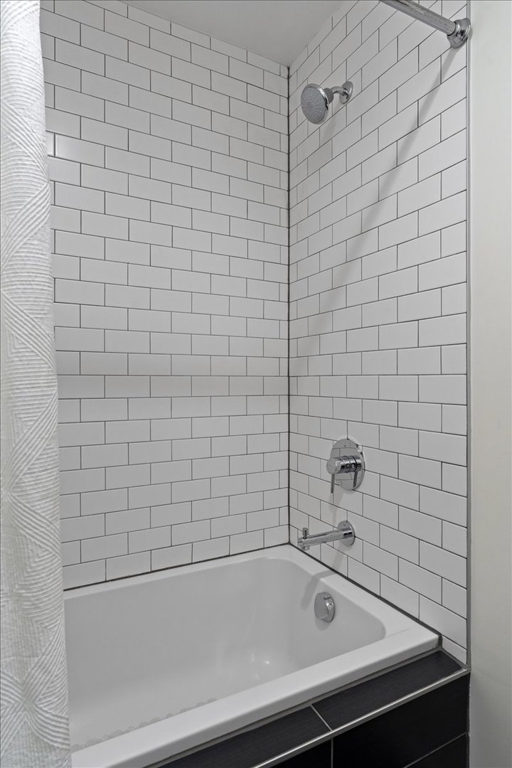 2638 North Ridgeway Avenue Chicago, IL 60647 - Photo 25 of 31 a bathroom with a bathtub and shower