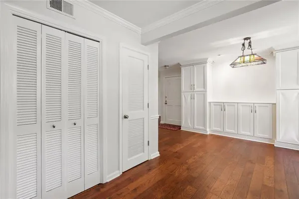 wooden floor in an empty room