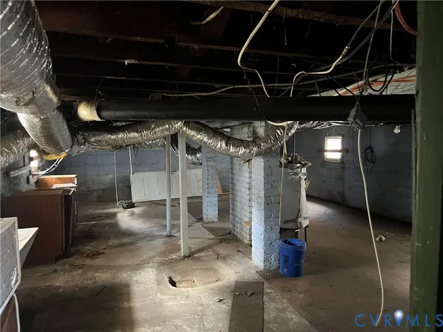 a view of under construction room and staircase