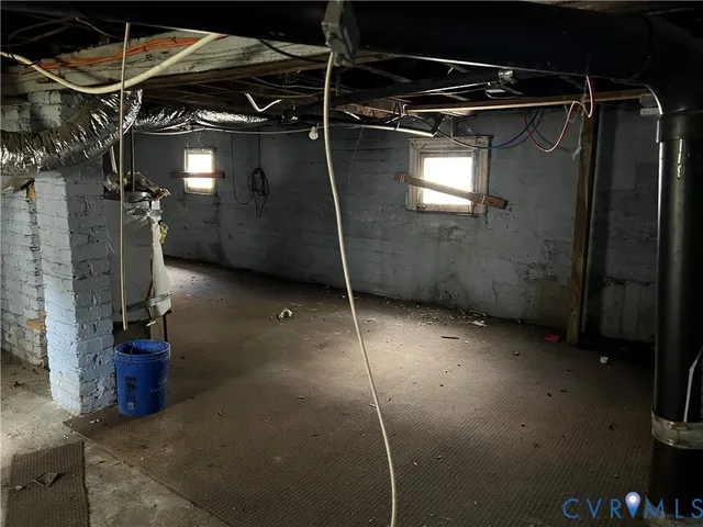 a view of water heater room