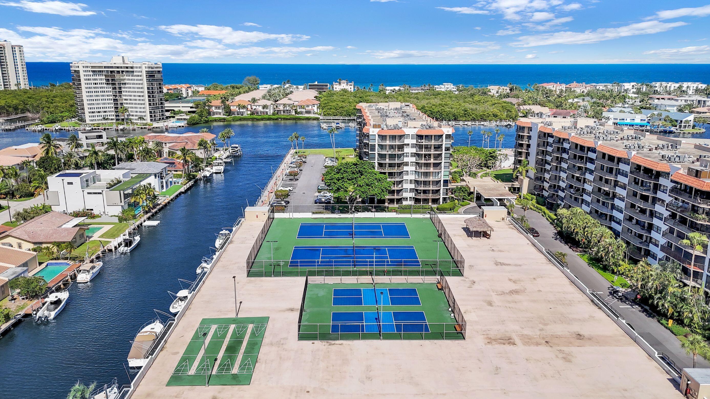 899 Jeffery Street, Unit 701 Boca Raton, FL 33487 - Photo 37 of 79 PB aerial intracoastal pool P and T pic