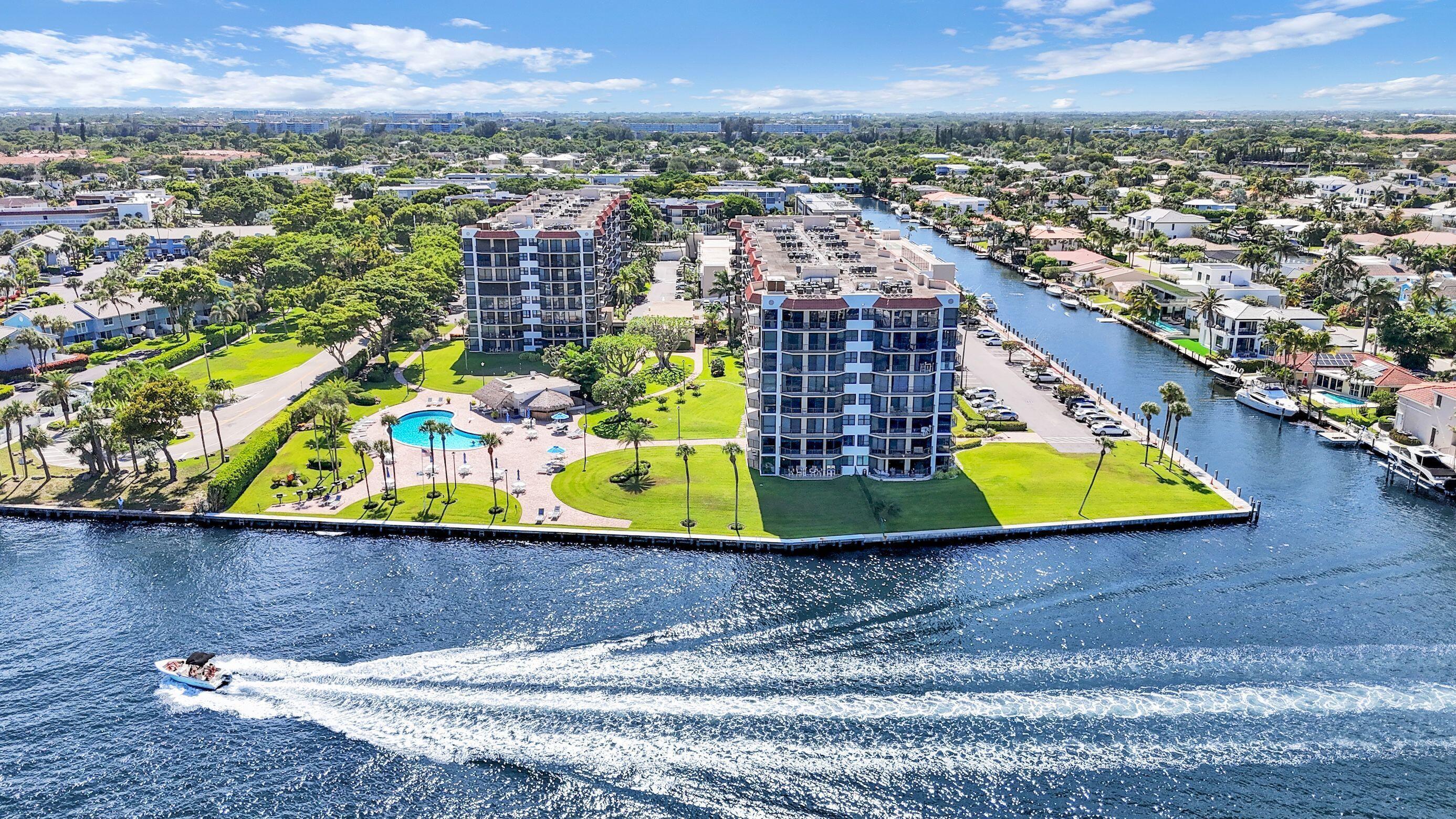 899 Jeffery Street, Unit 701 Boca Raton, FL 33487 - Photo 56 of 79 PB aerial intracoastal far pic 2
